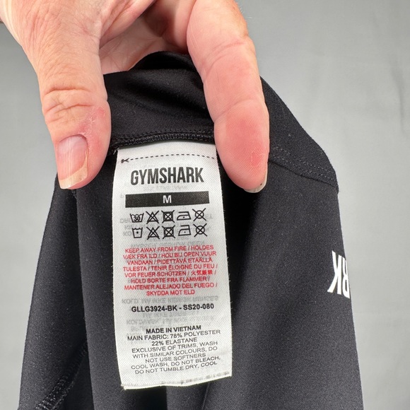 💪 Gymshark TRAINING 7/8 LEGGINGS in Black Size Medium - Picture 6 of 6